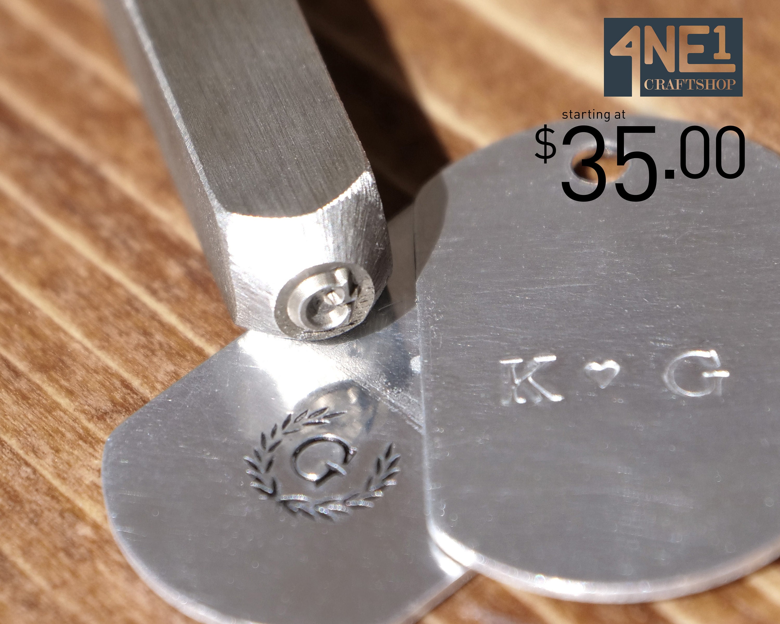 Customized Metal Stamps Custom Logo Stamps Logo jewelry Etsy