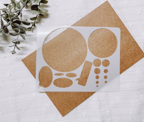Circle Stencil Bullet Journal Stencil - Etsy