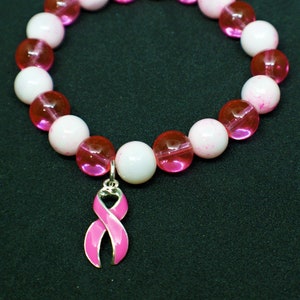 Shades of Pink Breast Cancer Bracelet
