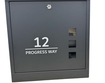 Grey Personalised Parcel Box