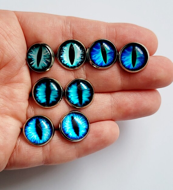 Eyeball Stud Earrings Dragon Eye Studs 