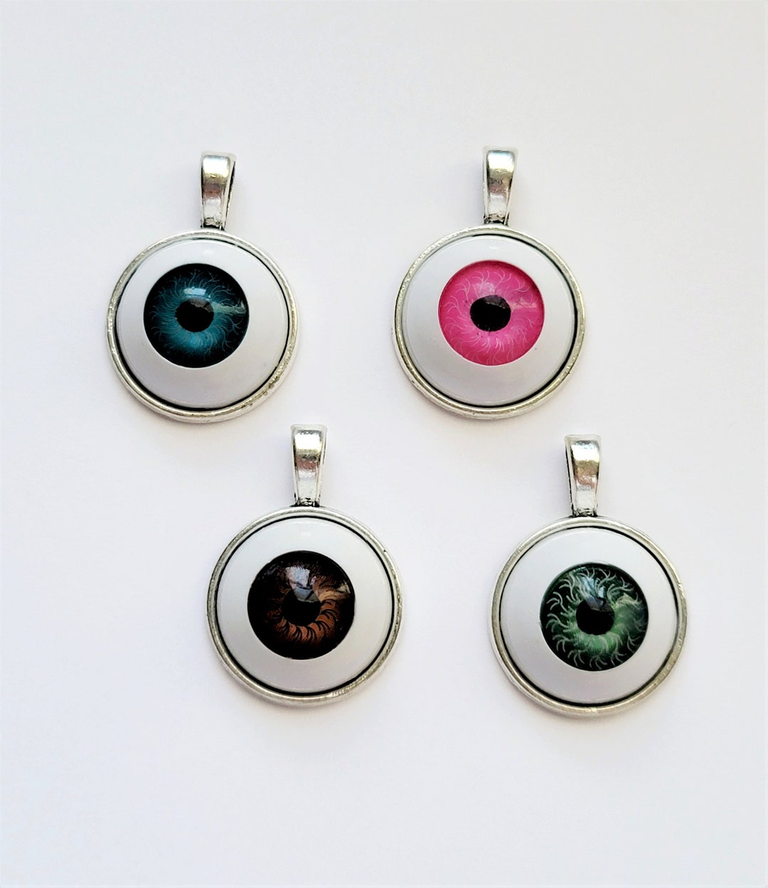 Eyeball Necklace Large Eye Ball Jewelry Realistic Eye Etsy