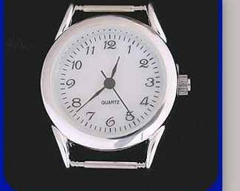Women's White Dial Watch Face