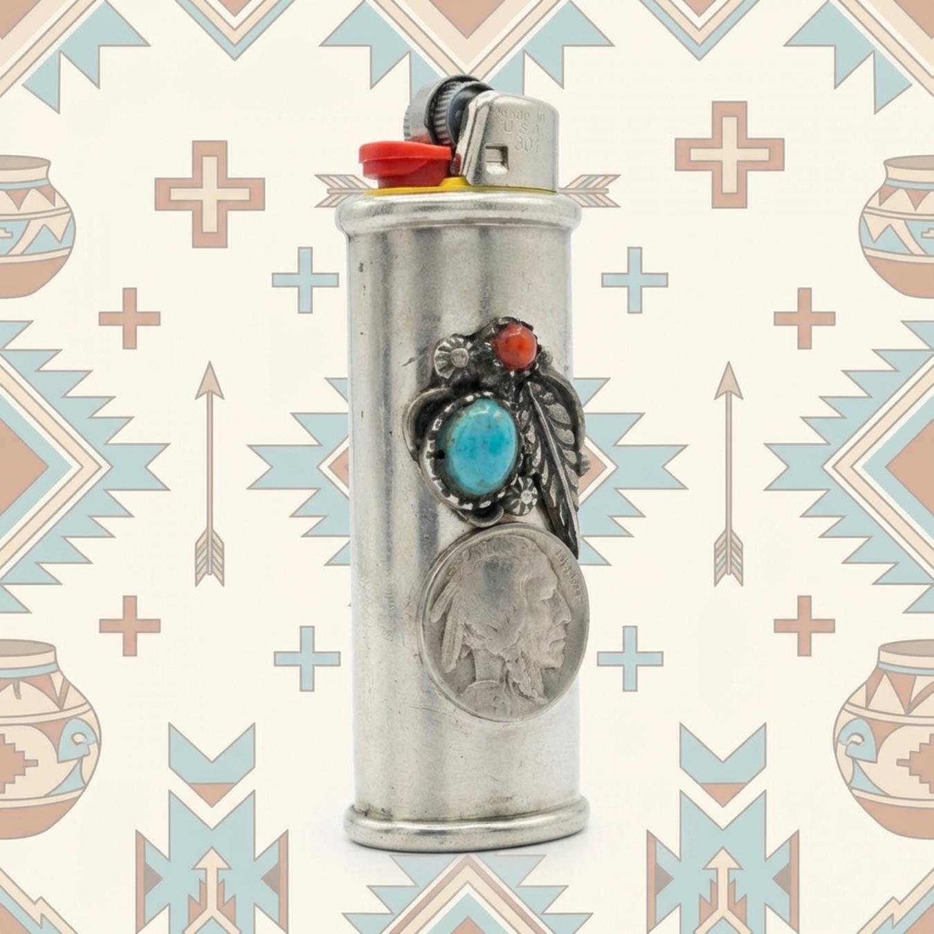 navajo mfg cigarette case Native American Cigarette Case navajo mfg cigarette case Native American Cigarette Case