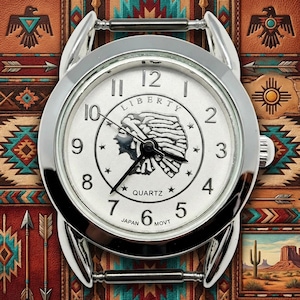Women's Indian Chief Dial Watch Face