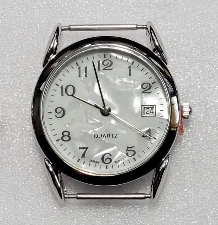SelecTime‎ pearl luster watch Adjustable Pearl Bead Timepiece Watch | Caitlyn Minimalist main image 4