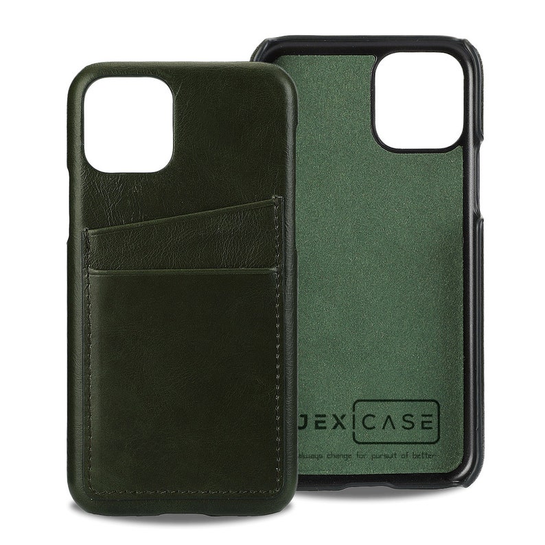 Special Offer Genuine Leather Phone Case Card Holder Wallet Etsy