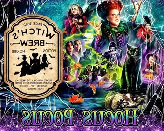 Sublimation 20oz Skinny Tumbler  Hocus Pocus Tumbler