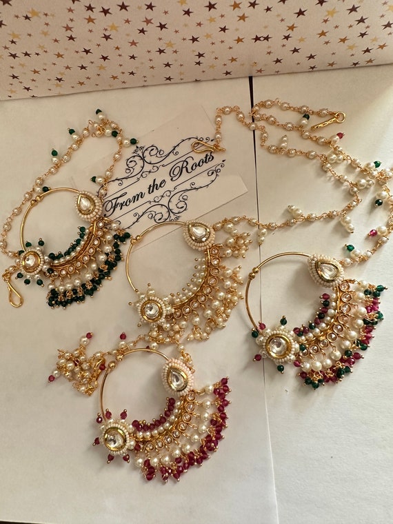 Big clearance bridal nath