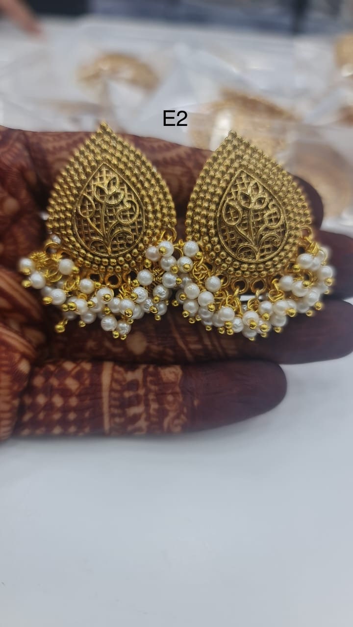 New model gold deals earrings 2018