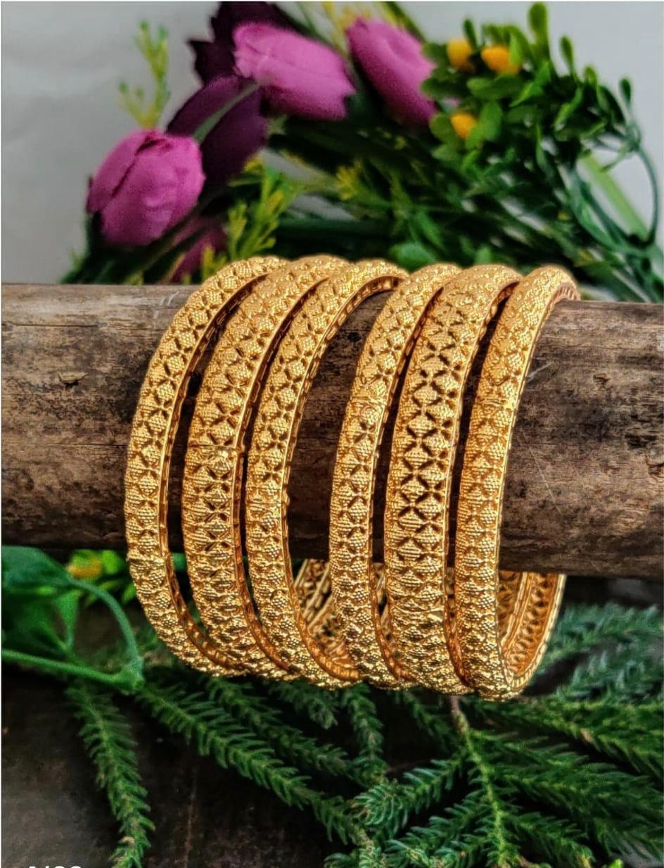 Buy gold plated bangles online deals