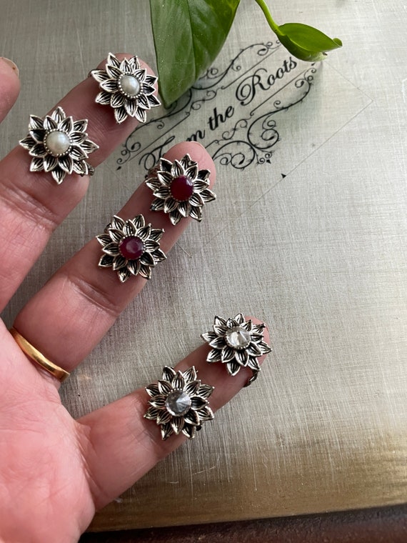 German silver toe rings clearance
