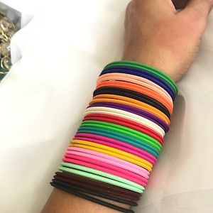 Vibrant Multicolor metal a set of 3 dozen bangles in size 2.4/2.6/2.8/2.10