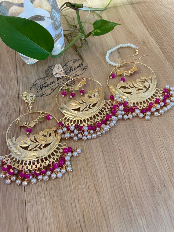 Punjabi maang tikka set outlet