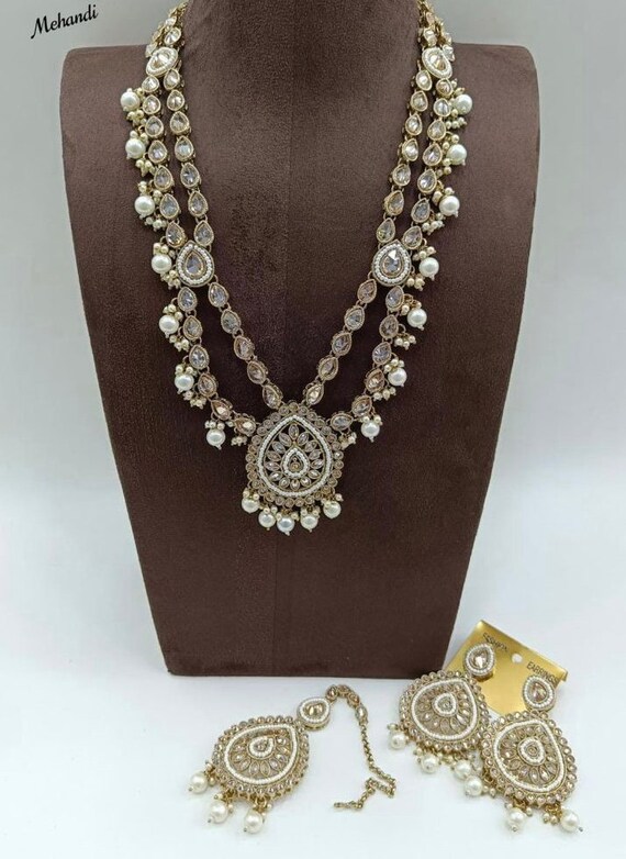 Polki necklace set deals