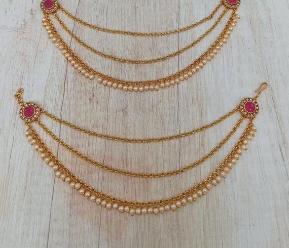 Golden Palki sahara Earring – Phuljhadi