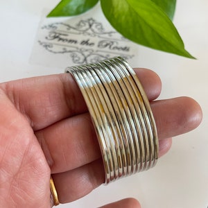 Silver metal bangles/plain oxidized bangles