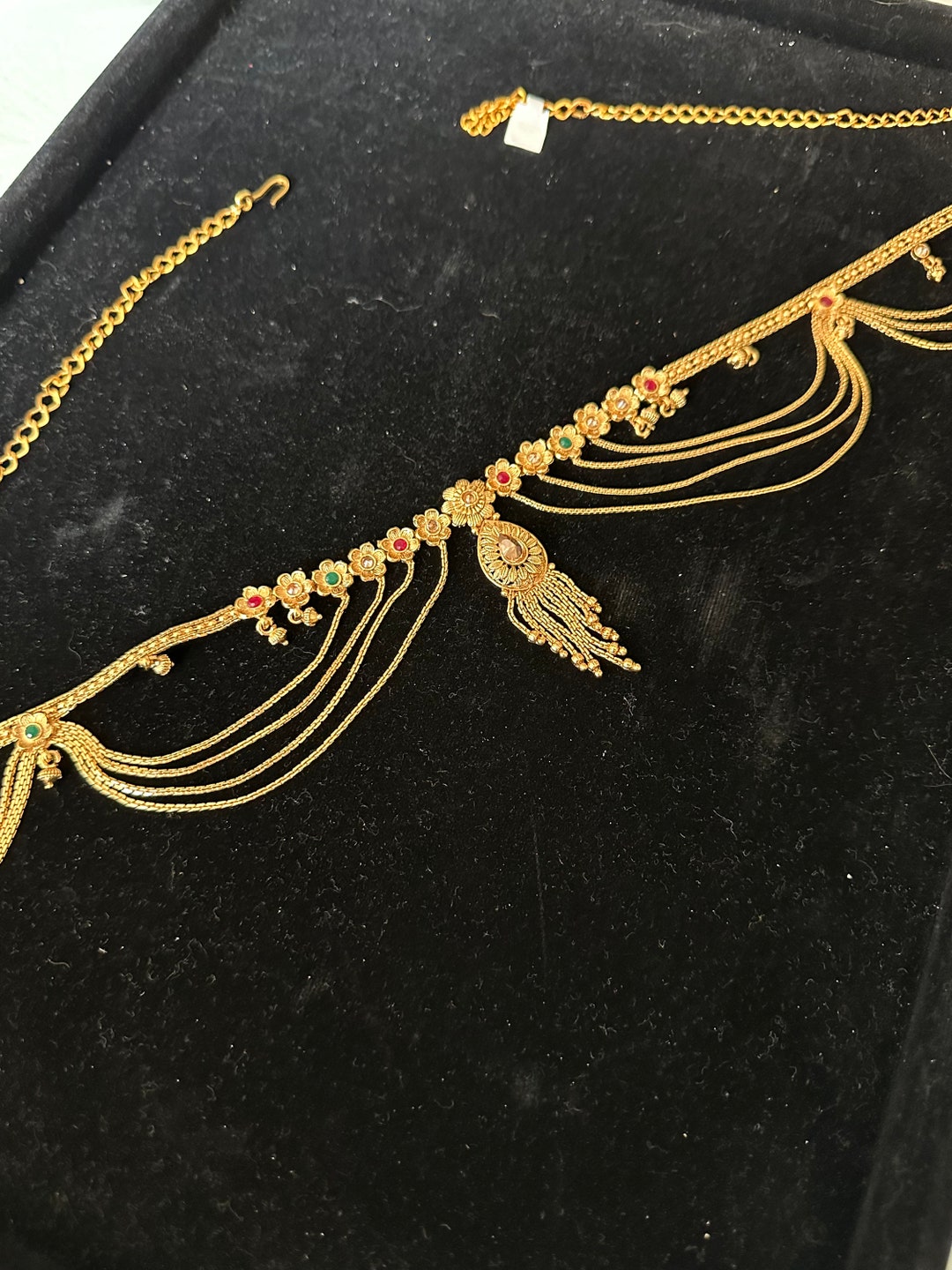 Fashion Women's Gold Plated Kamarband Waist Belt For Women//Girls Adjustable Chain