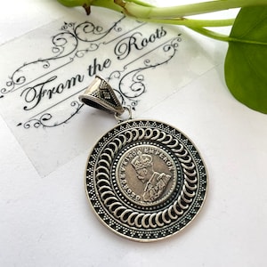 Handmade real silver king pendant/92.5 silver pendant