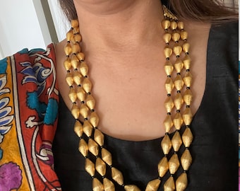 Gold Dholki Beads - Etsy