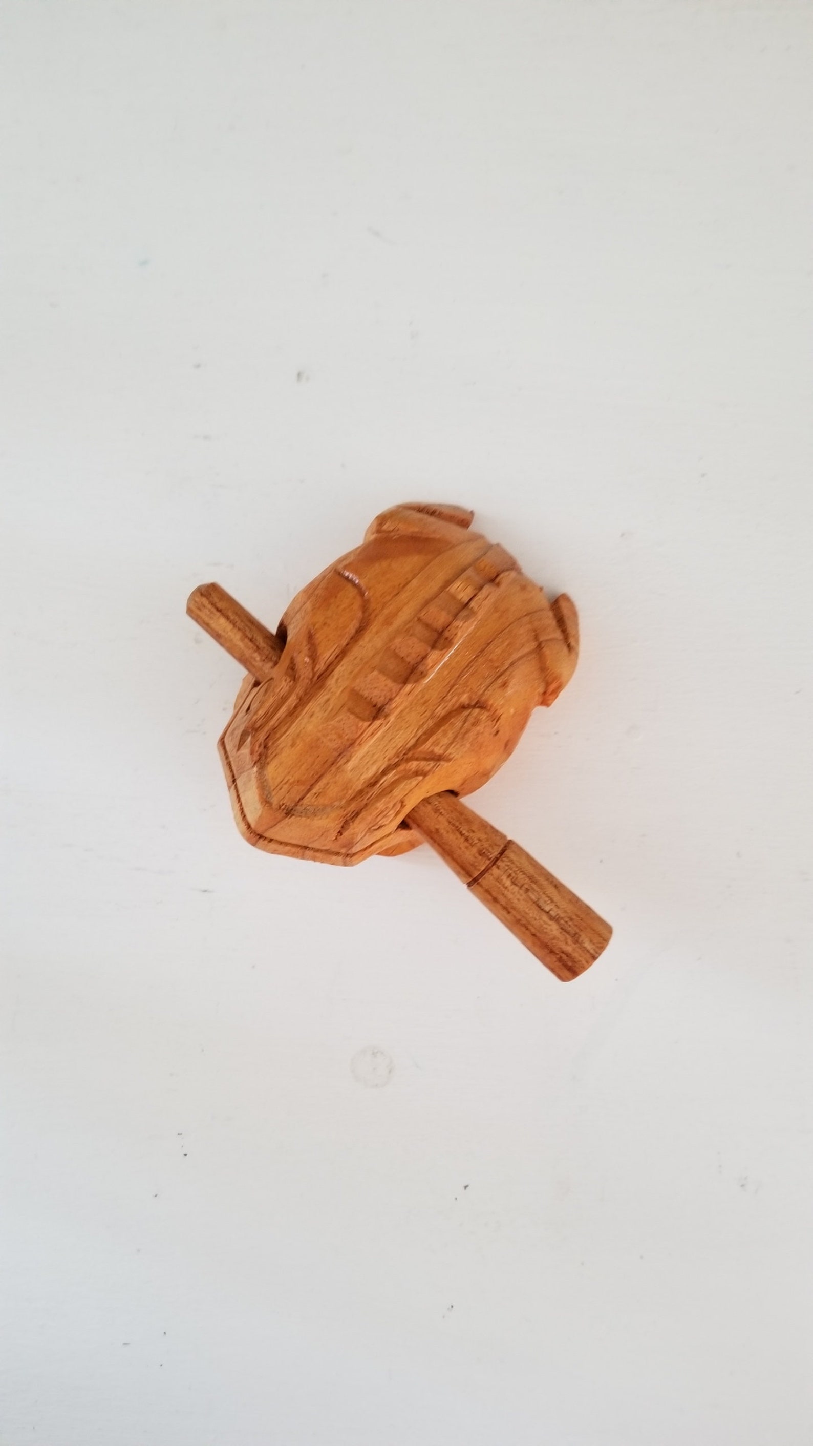 Wooden Frog Guiro Rasp Musical Instrument Tone Block Natural Etsy