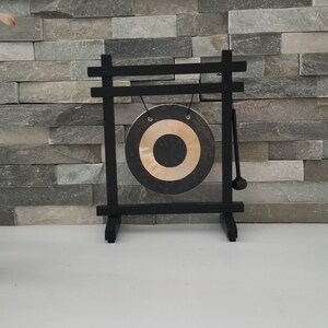 Desk Gong 9" wide x 5" depth x 12 " tall