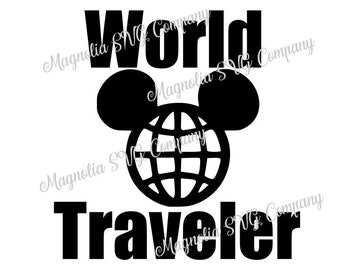 World Traveler Epcot SVG