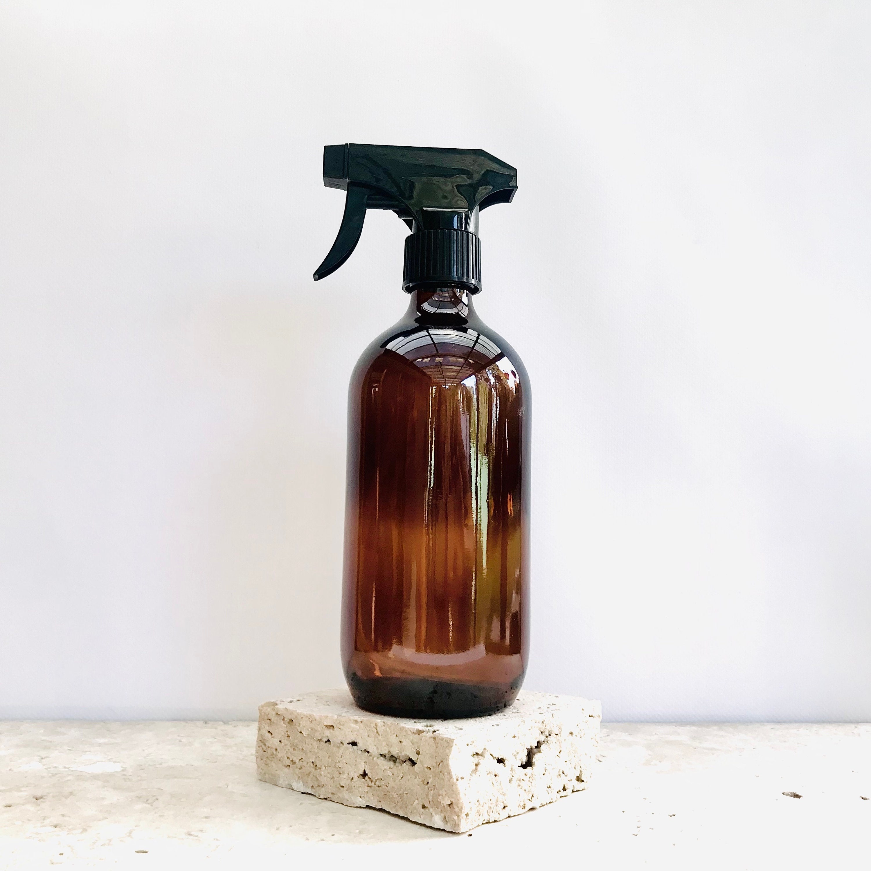 500ml Refillable Amber Glass Trigger Spray Bottle Etsy