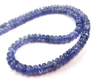 Superb Quality Natural Tanzanite Smooth Round Shape Beads 13X5MM Approx 16/'/'Inch with Wholesaler Price.