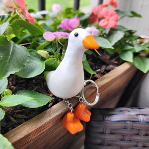Goose Keychain Handmade