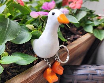 Goose Keychain Handmade
