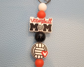 Volleyball Mama keychain