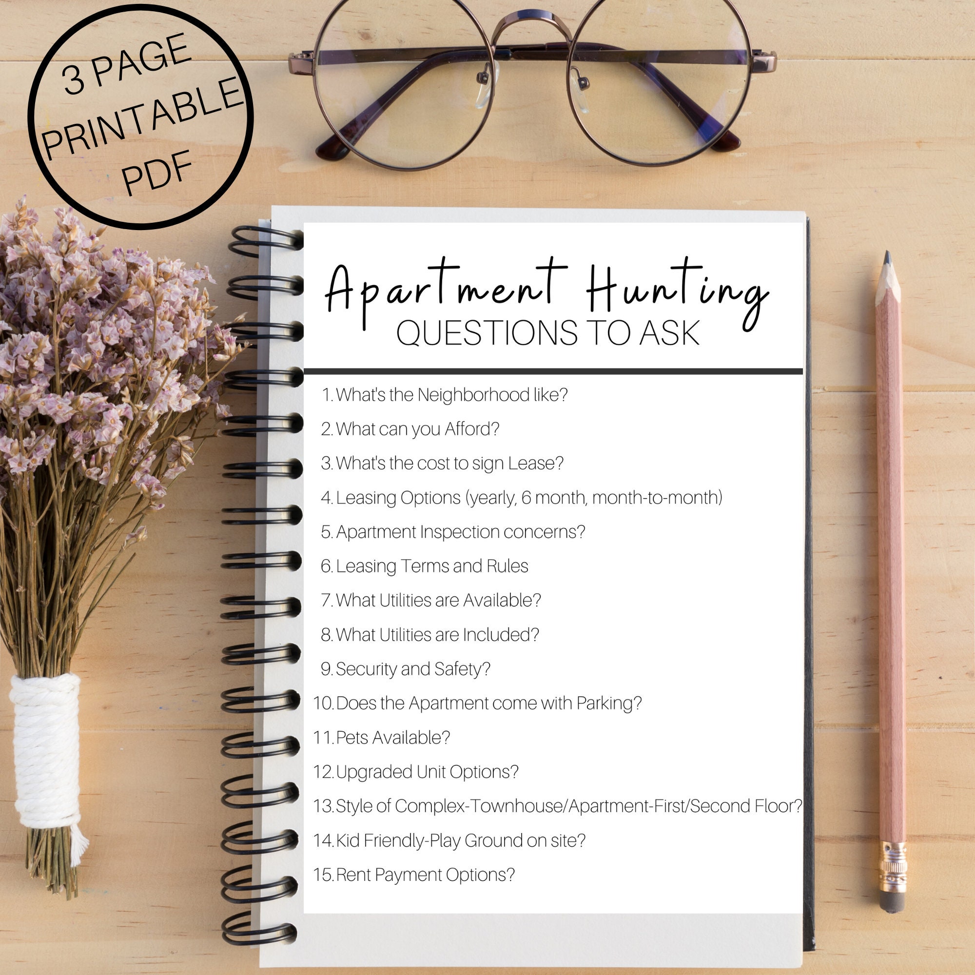 apartment-hunting-checklist-printable-pdf-apartment-download-etsy