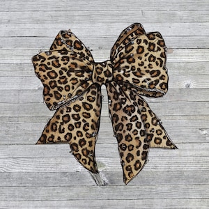 Cheetah Coquette Bow, Cheetah Print, Leopard PNG, Preppy PNG Design, Coquette Bow, Digital, Instant Download