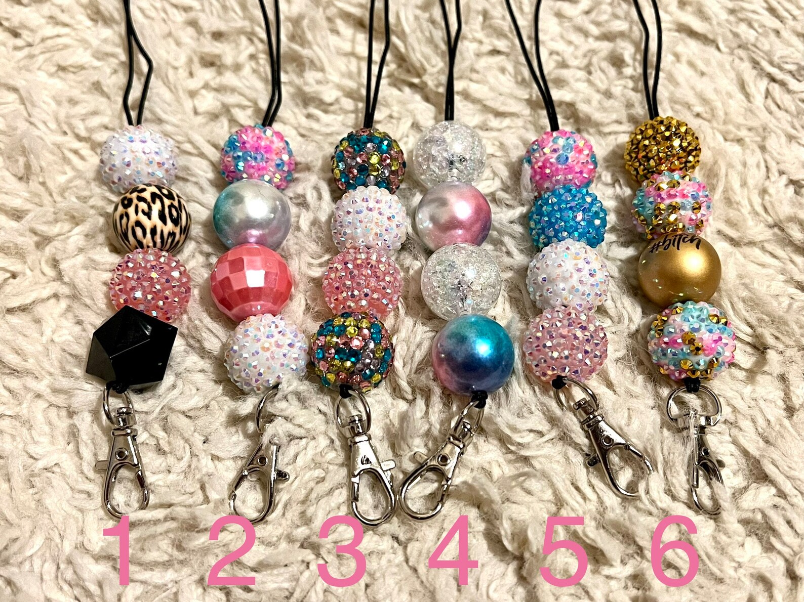 Car Charms Freshie Lanyard Car Freshie Hangers Beaded Etsy
