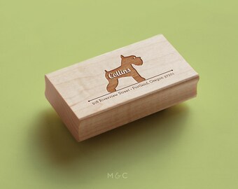 Schnauzer - Dog Breed Collection - Personalized Stamp