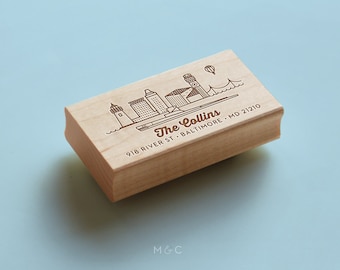 Baltimore - City Collection - Personalized Stamp