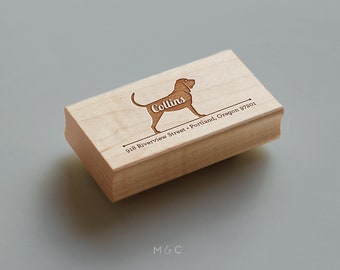Bloodhound - Dog Breed Collection - Personalized Stamp