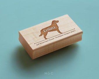 Chesapeake Bay Retriever - Dog Breed Collection - Personalized Stamp