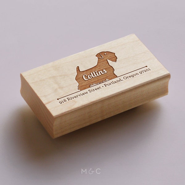 Sealyham Terrier - Dog Breed Collection - Personalized Stamp