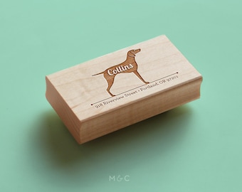 Vizsla - Dog Breed Collection - Personalized Stamp
