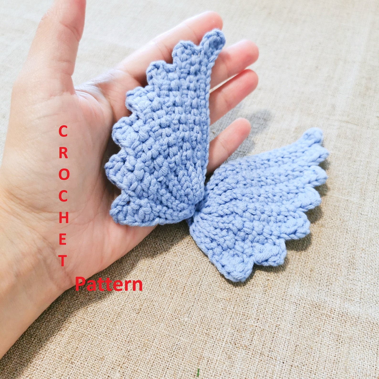 Crochet pattern angel wings amigurumi tutorial angel wings Etsy