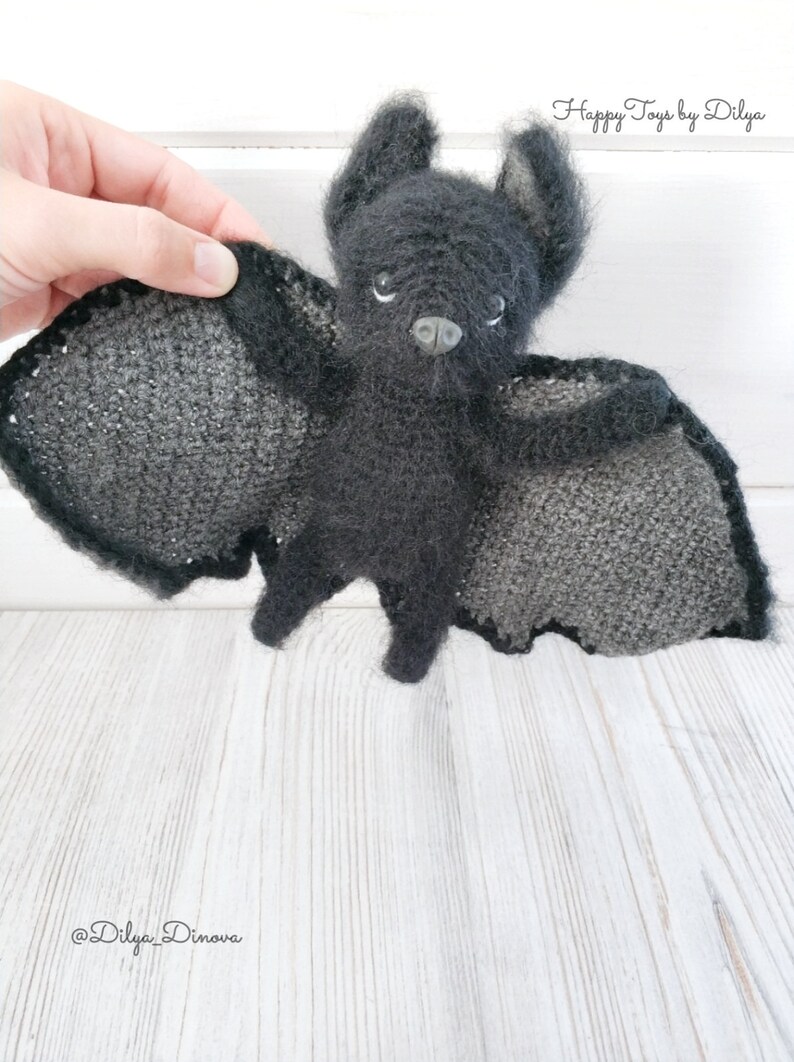 Stuffed animal bat Plush black little bat Realistic soft toy Etsy