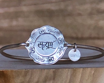 sanskrit mantra bracelet for women,talisman hindu jewelry handmade,intent bracelet men,rose gold bracelet mom,hippie gifts for women SO HUM
