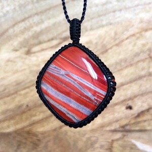 Picasso Marble Necklace,Jasper necklace,Picasso necklace,Picasso Gemstone necklace,Woodland jewelry,Earthy,mens necklace,red jasper pendant