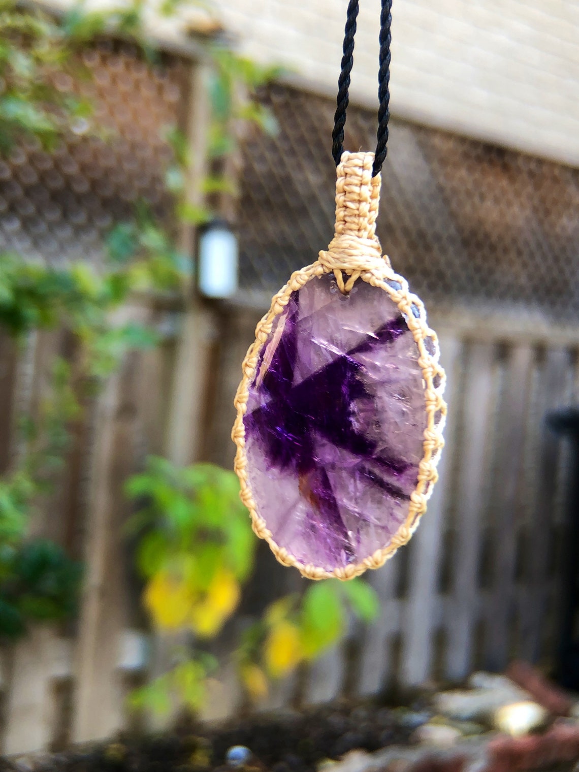 amethyst crystal necklace mens amethyst crystal necklace mens