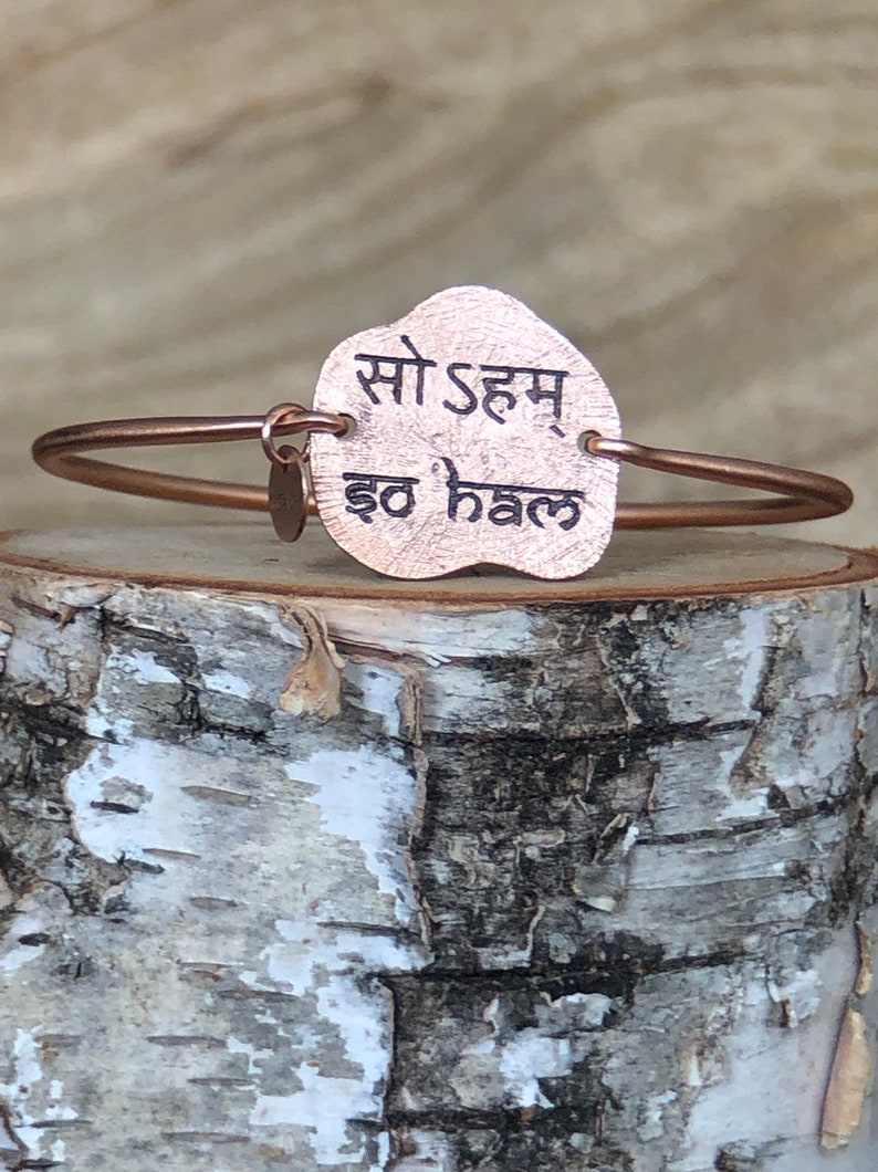 sanskrit mantra bracelet for women,talisman hindu jewelry handmade,intent bracelet men,rose gold bracelet mom,hippie gifts for women SO HUM