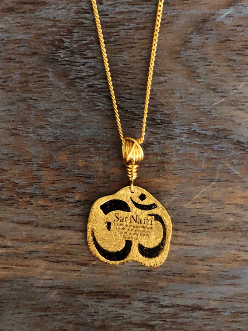 Jewelry Necklaces Ek Onkar Satnam Mantra Pendant 925 Gold Necklace Jewelry Necklaces Ek Onkar Satnam Mantra Pendant 925 Gold Necklace