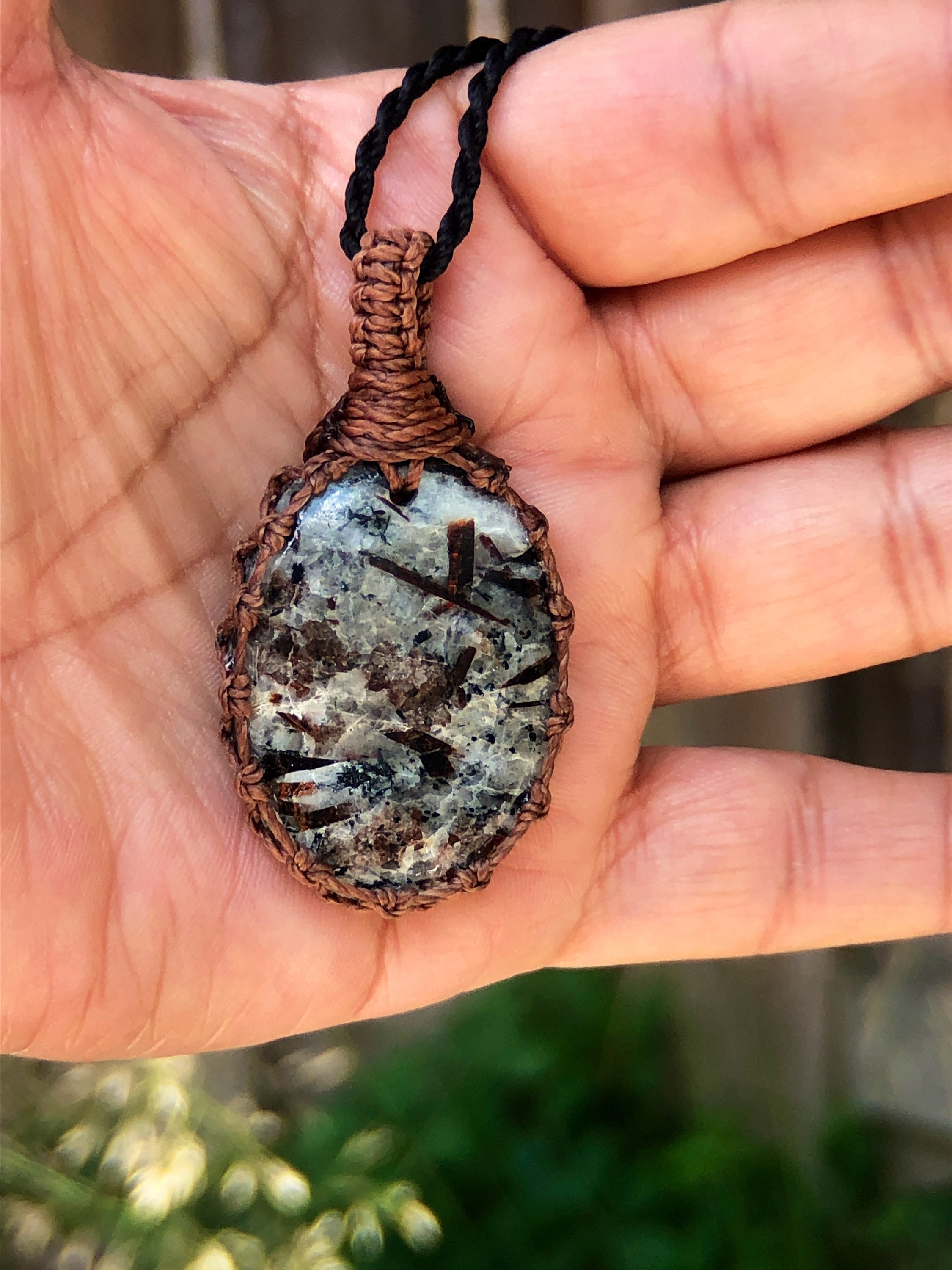 Astrophyllite necklace shop