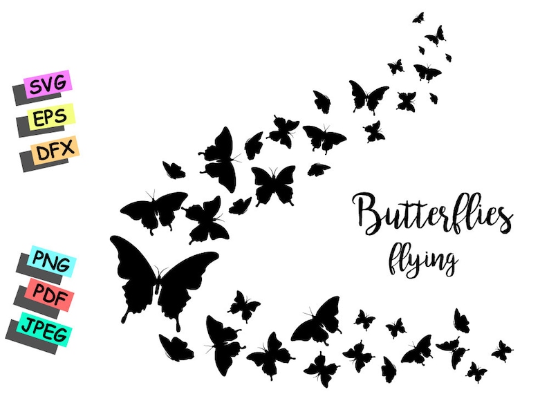 Free Free 78 Butterfly Flying Svg SVG PNG EPS DXF File